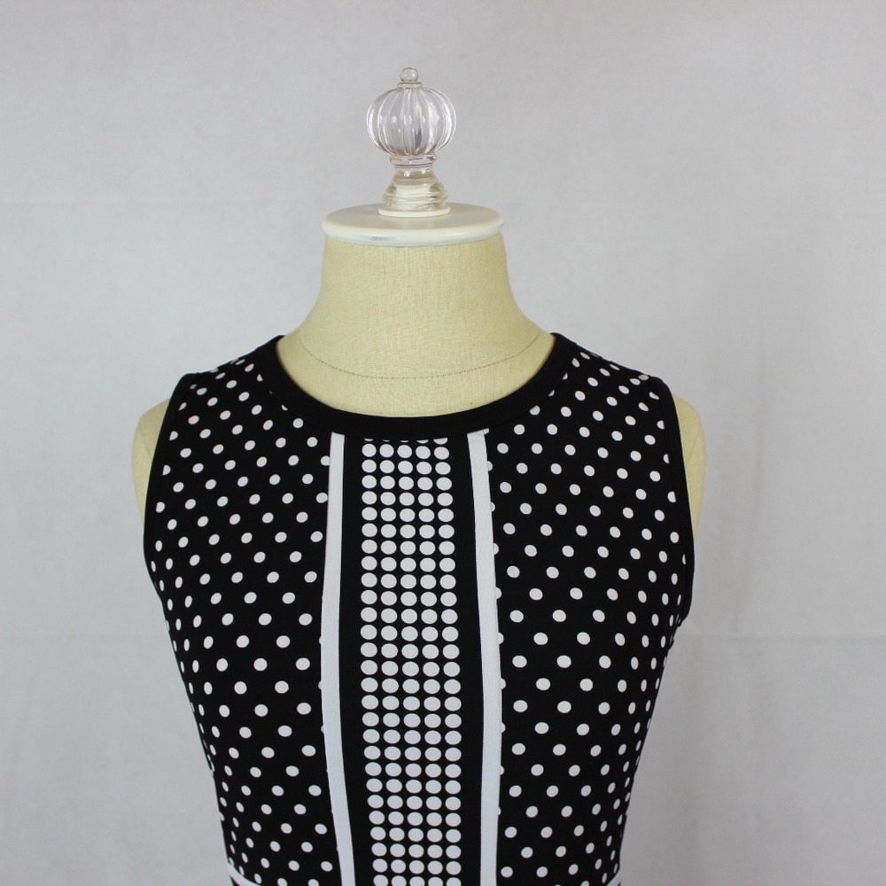MICHAEL Michael Kors Dot-Print Shift Dress XS - Picture 5 of 6